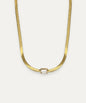 Rhea Emerald Cut Crystal Necklace