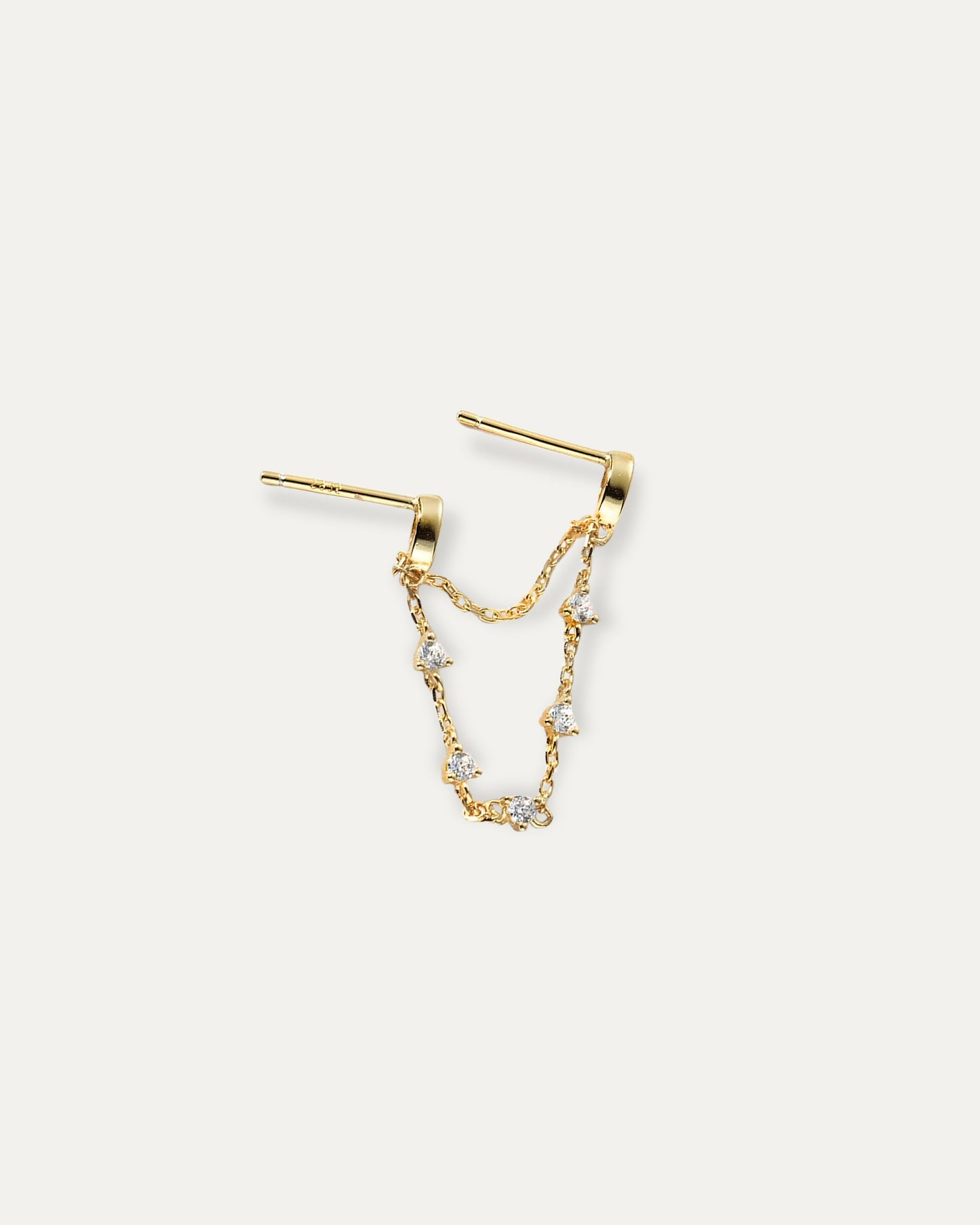 Ryn Connected Chain Earrings