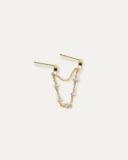 Ryn Connected Chain Earrings