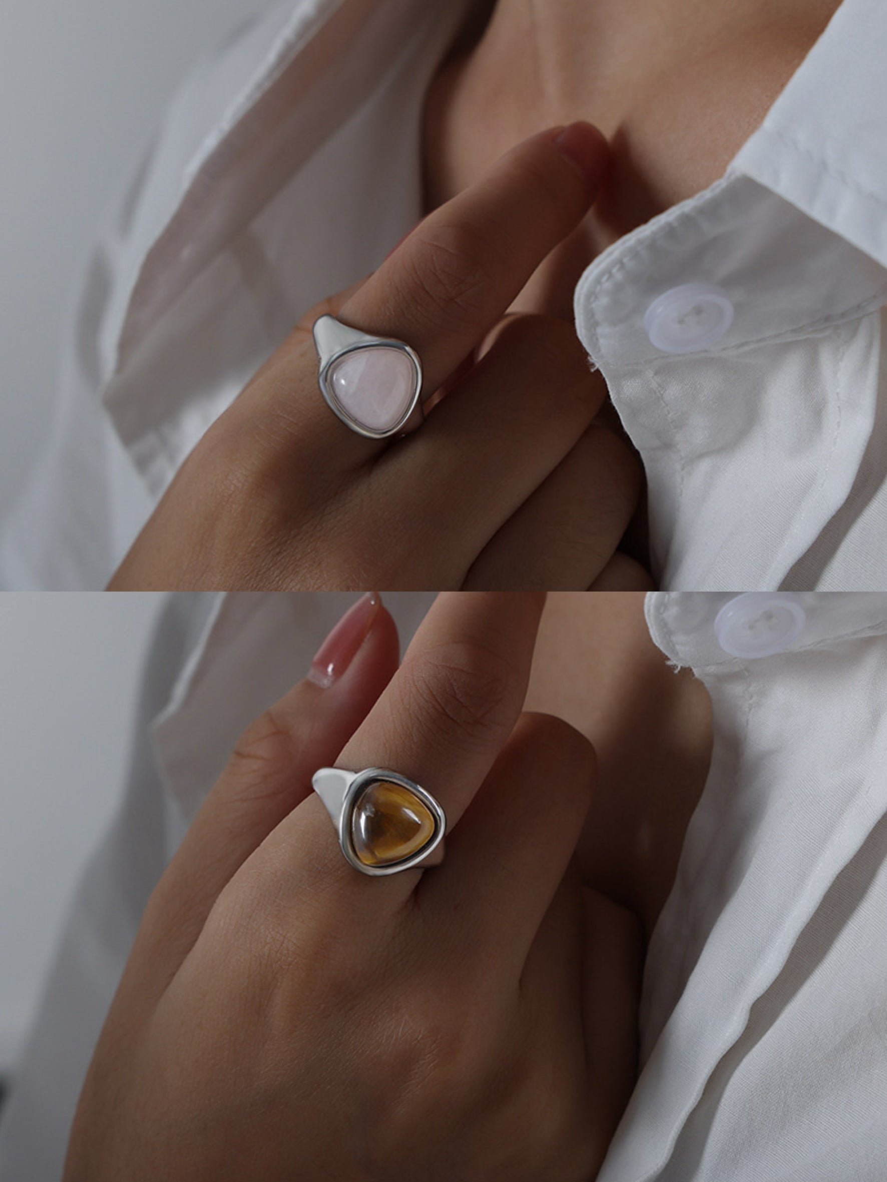 Soleil Silver Tiger's Eye Ring